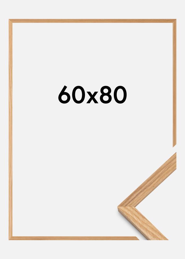 BGA Rahmen Massiveiche Acrylglas 60x80 cm