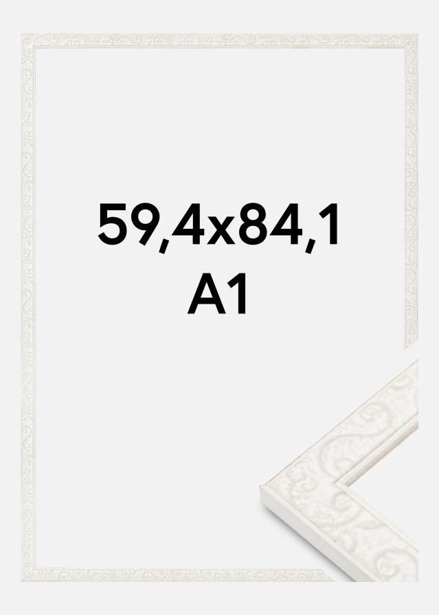 Jämtlands Ramfabrik Rahmen Milton Acrylglas Weiß 59,4x84,1 cm (A1)