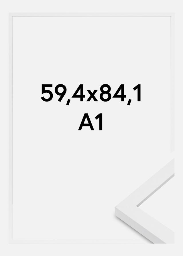 BGA Rahmen Modern Acrylglas Weiß 59.4x84 cm (A1)