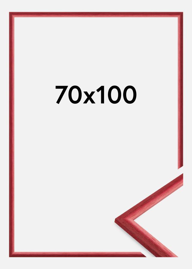 Jämtlands Ramfabrik Rahmen Cornwall Acrylglas Dunkelrot 70x100 cm