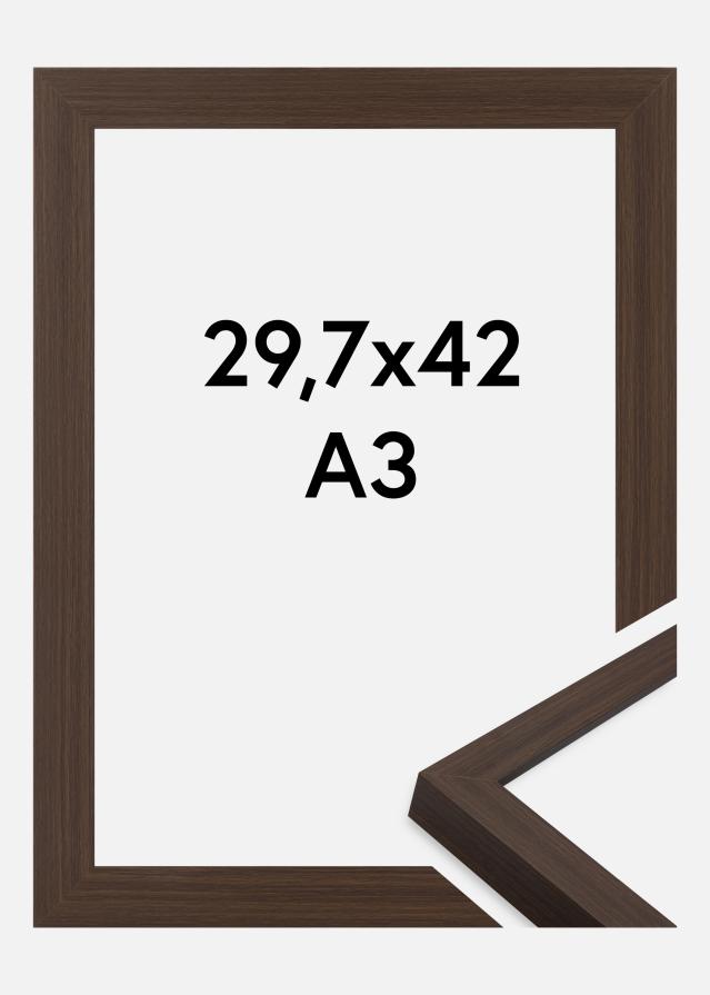 Jämtlands Ramfabrik Rahmen Wells Acrylglas Braun 29,7x42 cm (A3)