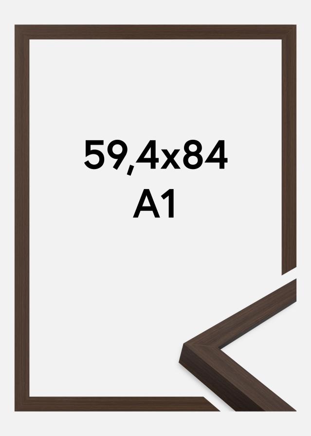 Jämtlands Ramfabrik Rahmen Wells Acrylglas Braun 59,4x84,1 cm (A1)