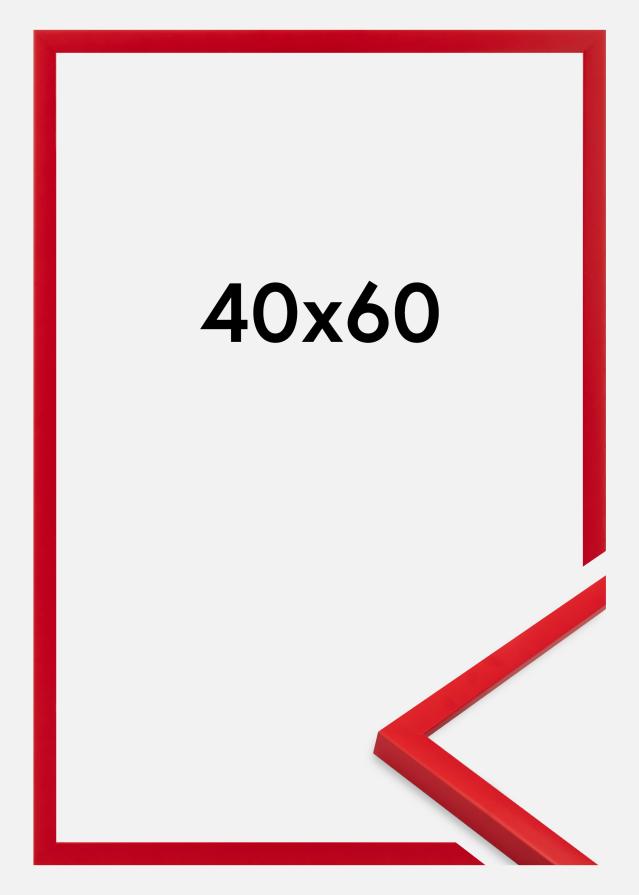 Jämtlands Ramfabrik Rahmen Kent Acrylglas Rot 40x60 cm