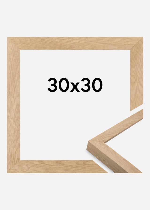 Jämtlands Ramfabrik Rahmen Wells Acrylglas Eiche 30x30 cm