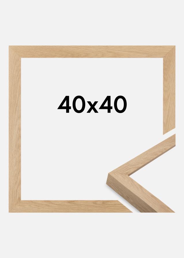 Jämtlands Ramfabrik Rahmen Wells Acrylglas Eiche 40x40 cm