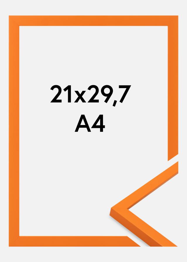 Jämtlands Ramfabrik Rahmen Kent Acrylglas Orange 21x29,7 cm (A4)