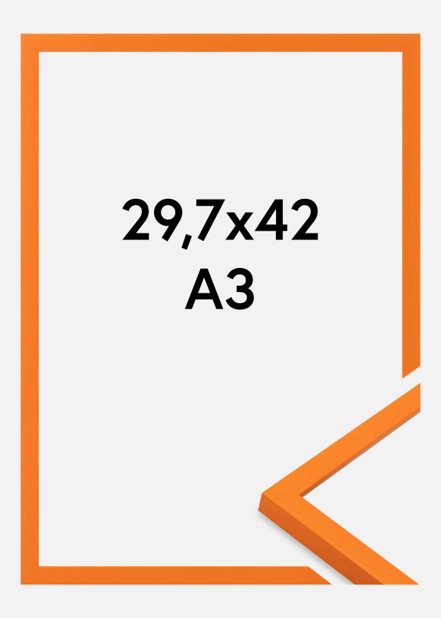 Jämtlands Ramfabrik Rahmen Kent Acrylglas Orange 29,7x42 cm (A3)