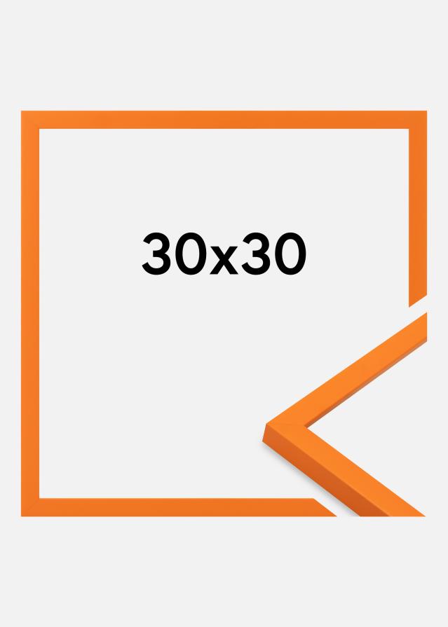 Jämtlands Ramfabrik Rahmen Kent Acrylglas Orange 30x30 cm