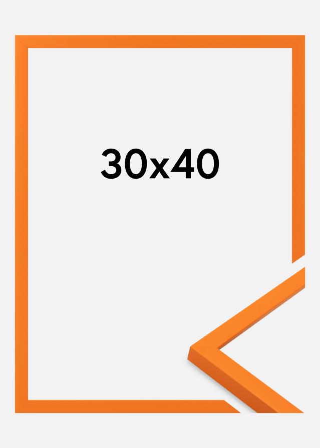 Jämtlands Ramfabrik Rahmen Kent Acrylglas Orange 30x40 cm