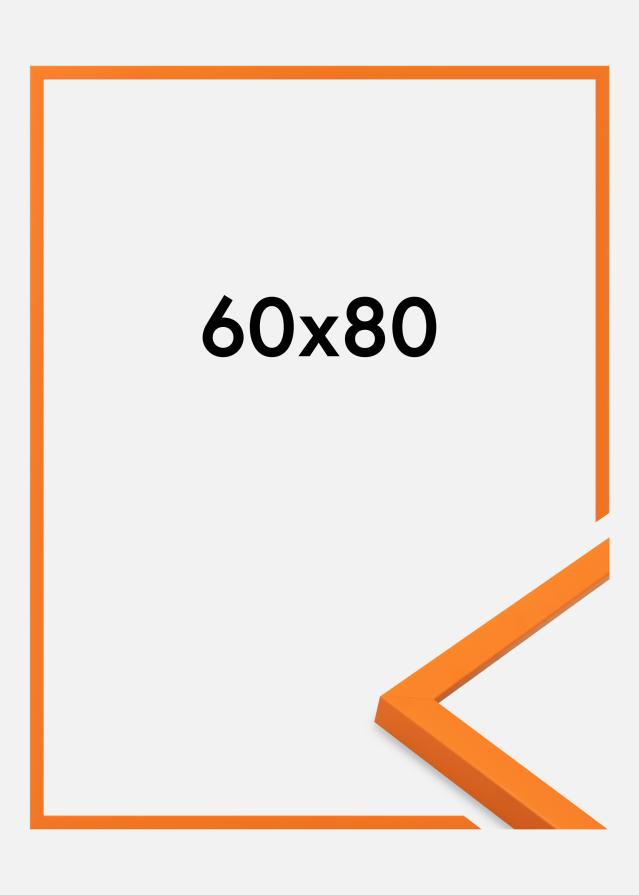 Jämtlands Ramfabrik Rahmen Kent Acrylglas Orange 60x80 cm