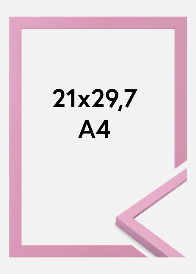 Jämtlands Ramfabrik Rahmen Kent Acrylglas Rosa 21x29,7 cm (A4)
