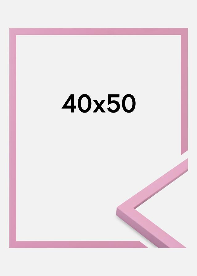 Jämtlands Ramfabrik Rahmen Kent Acrylglas Rosa 40x50 cm