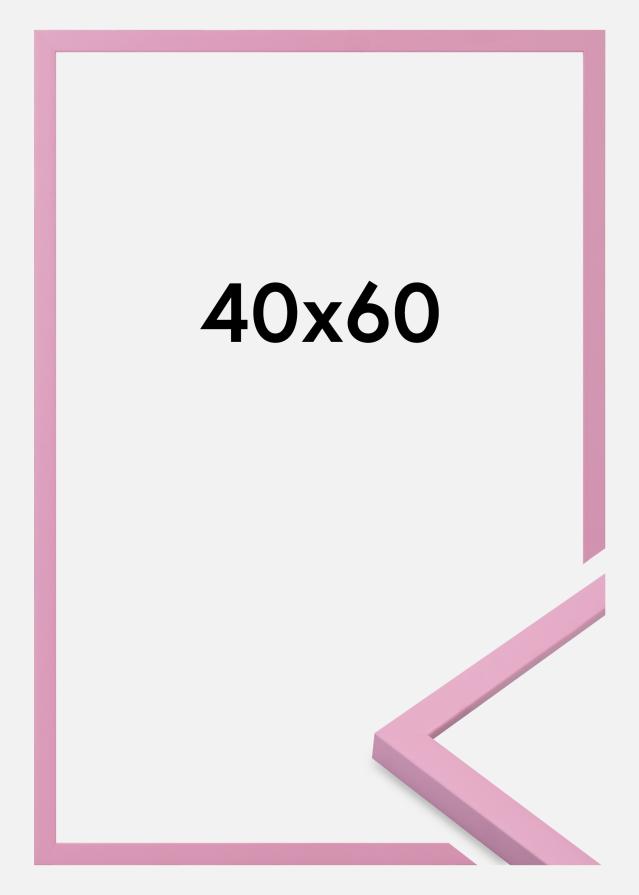 Jämtlands Ramfabrik Rahmen Kent Acrylglas Rosa 40x60 cm