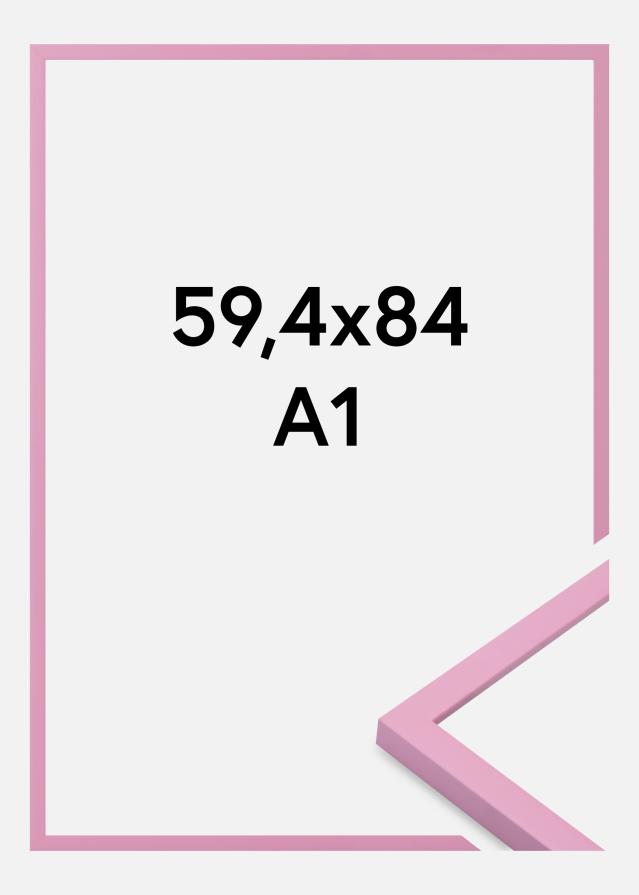 Jämtlands Ramfabrik Rahmen Kent Acrylglas Rosa 59,4x84,1 cm (A1)