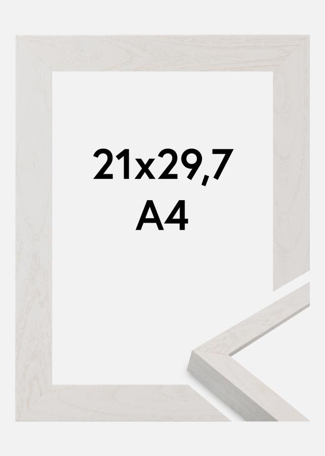 Jämtlands Ramfabrik Rahmen Wells Acrylglas Weiß 21x29,7 cm (A4)