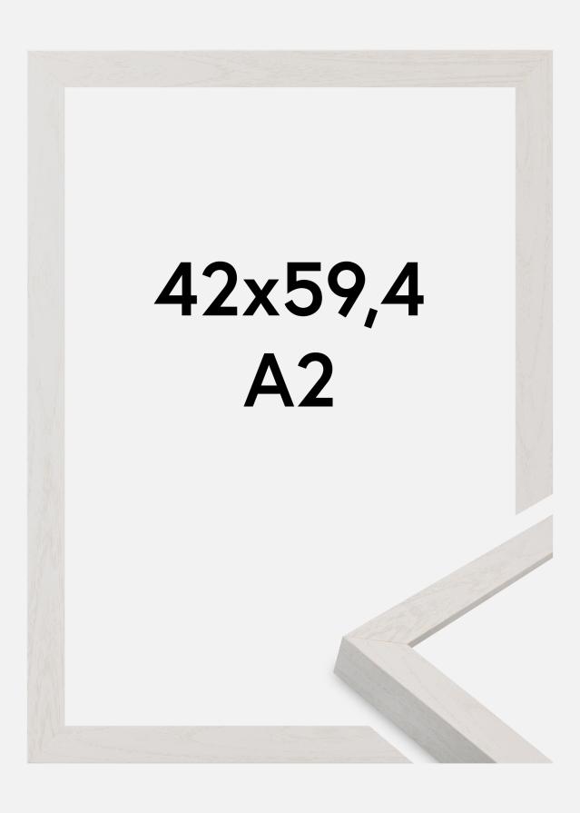 Jämtlands Ramfabrik Rahmen Wells Acrylglas Weiß 42x59,4 cm (A2)