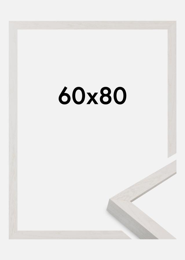 Jämtlands Ramfabrik Rahmen Wells Acrylglas Weiß 60x80 cm