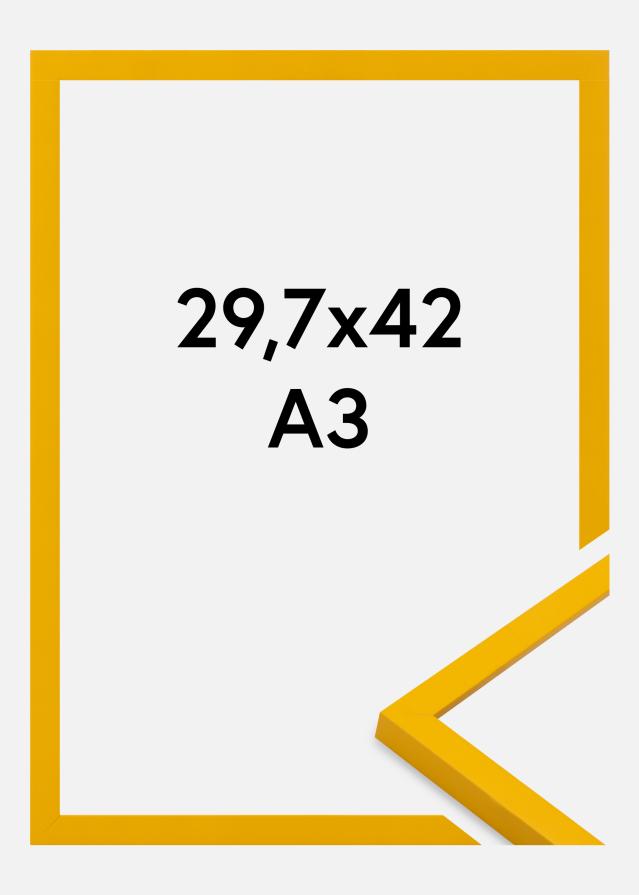 Jämtlands Ramfabrik Rahmen Kent Acrylglas Gold 29,7x42 cm (A3)