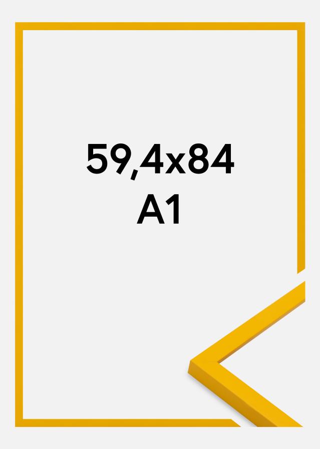 Jämtlands Ramfabrik Rahmen Kent Acrylglas Gold 59,4x84,1 cm (A1)