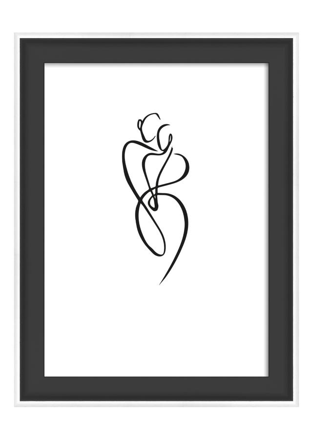 Walther Rahmen Silhouette Schwarz 10x15 cm