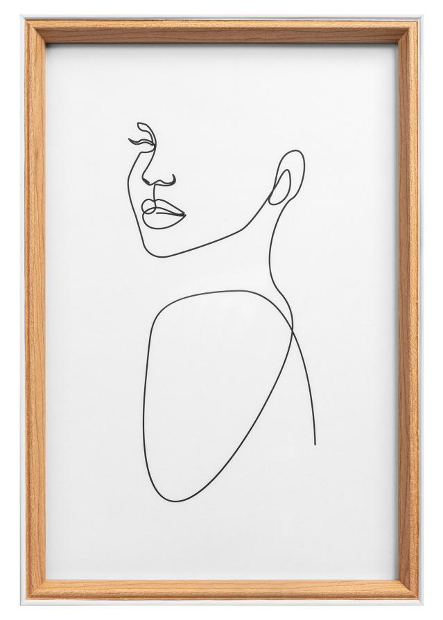 Walther Rahmen Silhouette Eiche 20x30 cm