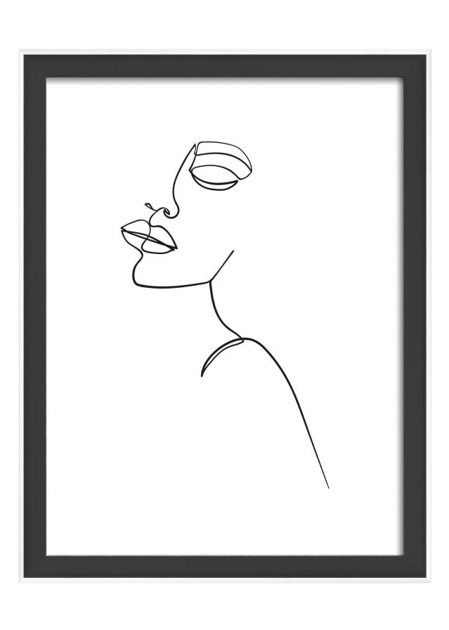 Walther Rahmen Silhouette Schwarz 15x20 cm