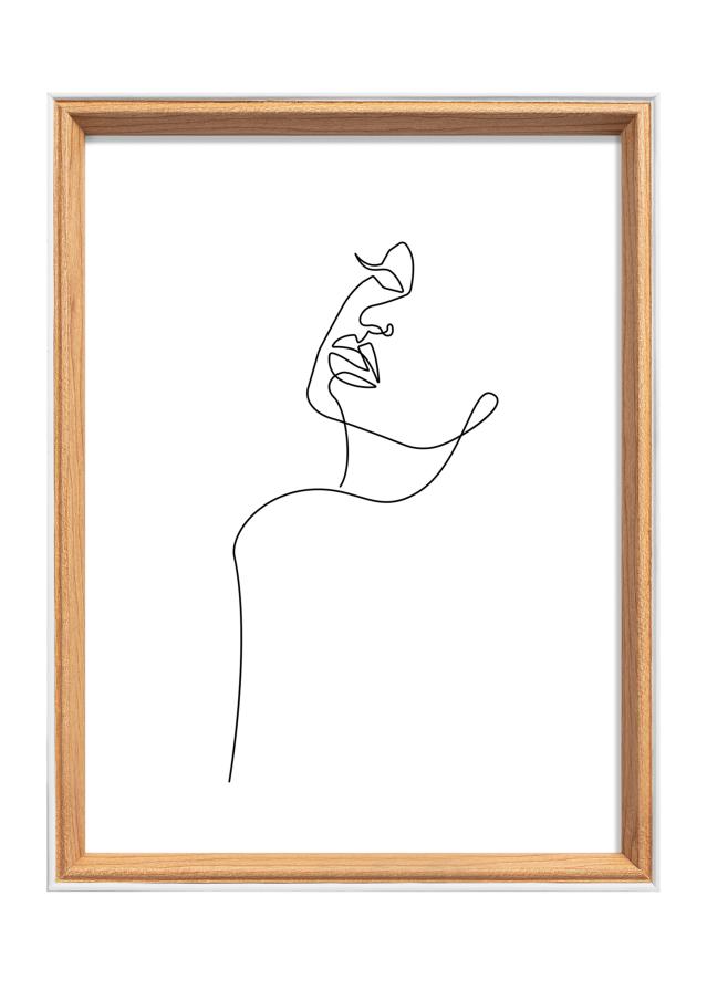 Walther Rahmen Silhouette Eiche 18x24 cm