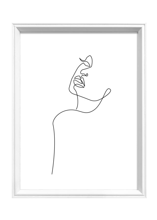 Walther Rahmen Silhouette Weiß 18x24 cm