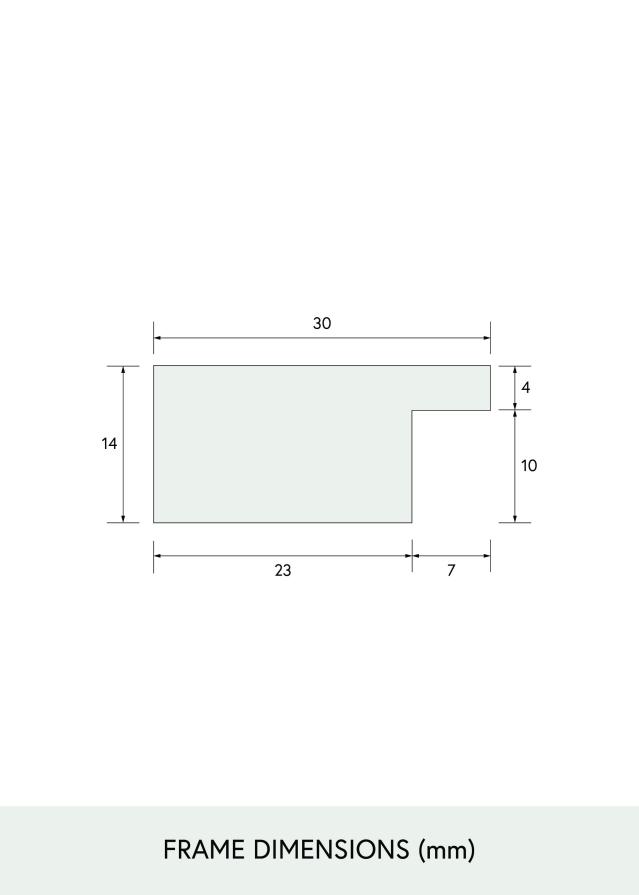 BGA BGA Select Wide Acrylglas Schwarz 21x29,7 cm (A4)