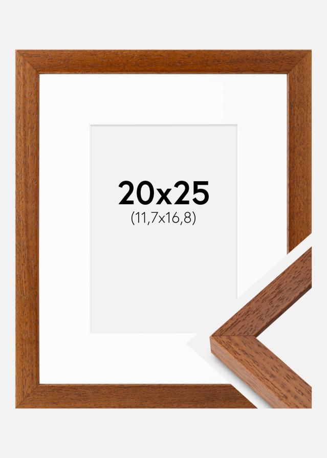 Ram med passepartou Rahmen Hermes Buch 20x25 cm - Passepartout Weiß 5x7 inches