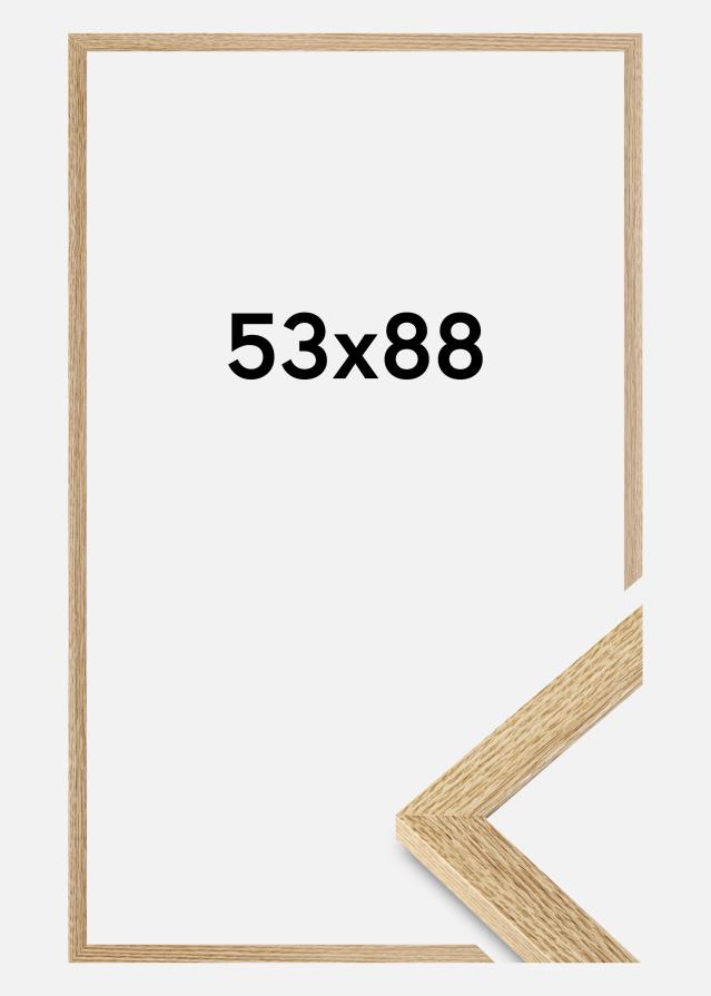 Jämtlands Ramfabrik Rahmen Selection Acrylglas Eiche 53x88 cm