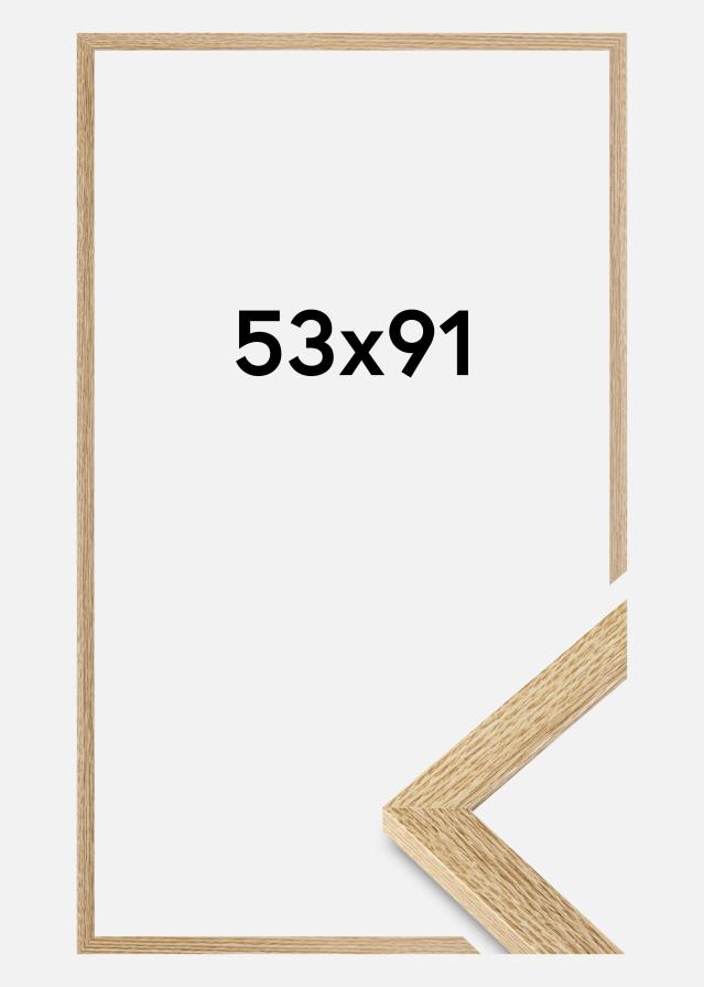 Jämtlands Ramfabrik Rahmen Selection Acrylglas Eiche 53x91 cm