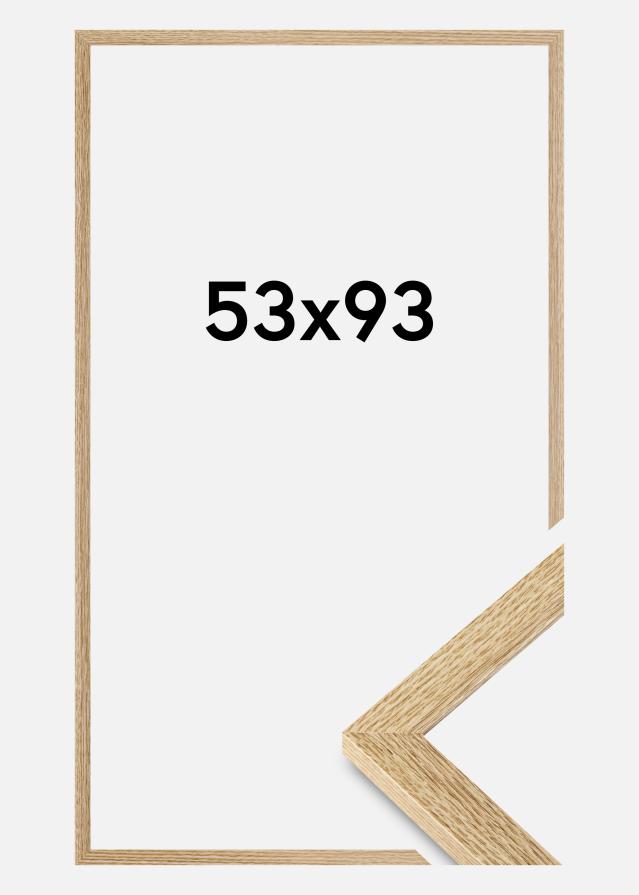Jämtlands Ramfabrik Rahmen Selection Acrylglas Eiche 53x93 cm