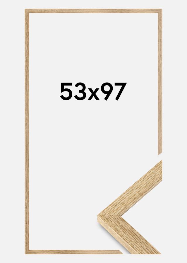 Jämtlands Ramfabrik Rahmen Selection Acrylglas Eiche 53x97 cm