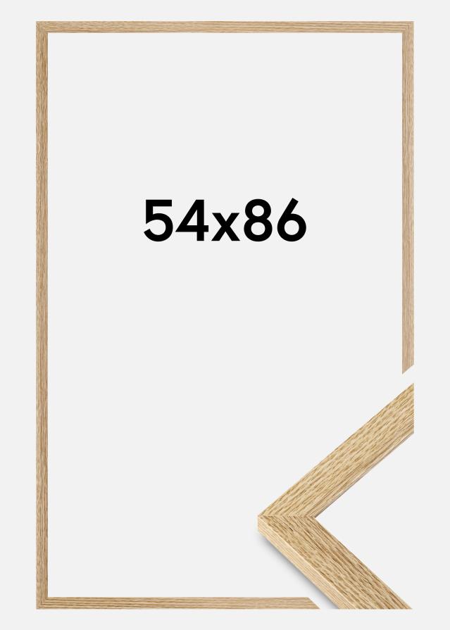 Jämtlands Ramfabrik Rahmen Selection Acrylglas Eiche 54x86 cm