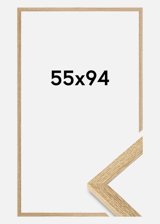 Jämtlands Ramfabrik Rahmen Selection Acrylglas Eiche 55x94 cm