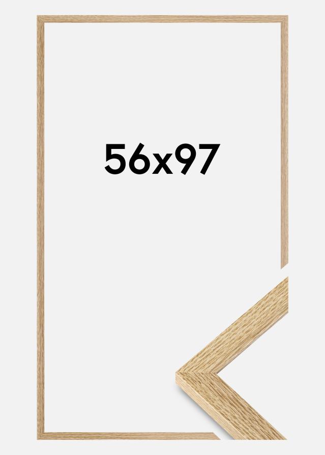 Jämtlands Ramfabrik Rahmen Selection Acrylglas Eiche 56x97 cm