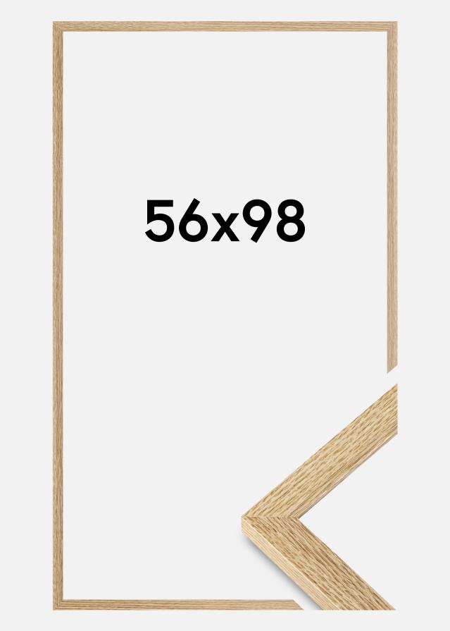 Jämtlands Ramfabrik Rahmen Selection Acrylglas Eiche 56x98 cm