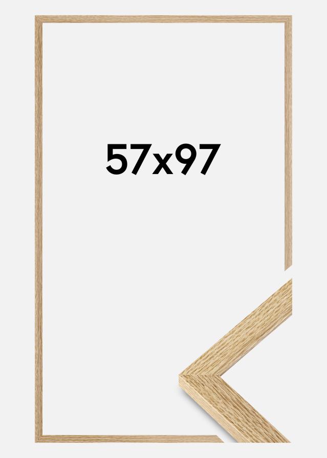 Jämtlands Ramfabrik Rahmen Selection Acrylglas Eiche 57x97 cm