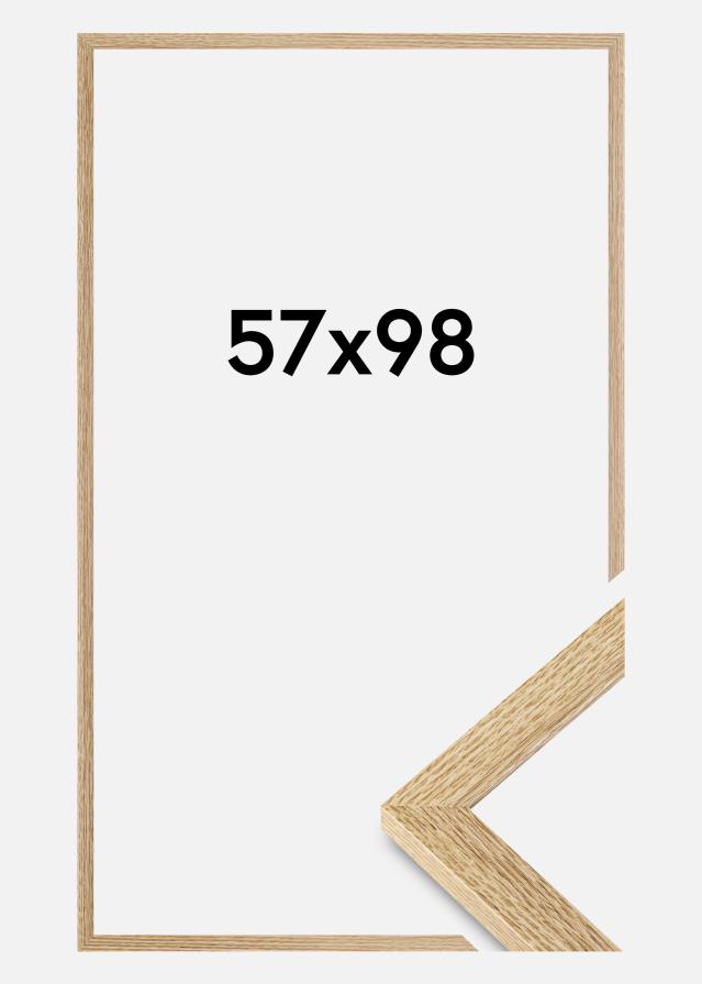 Jämtlands Ramfabrik Rahmen Selection Acrylglas Eiche 57x98 cm