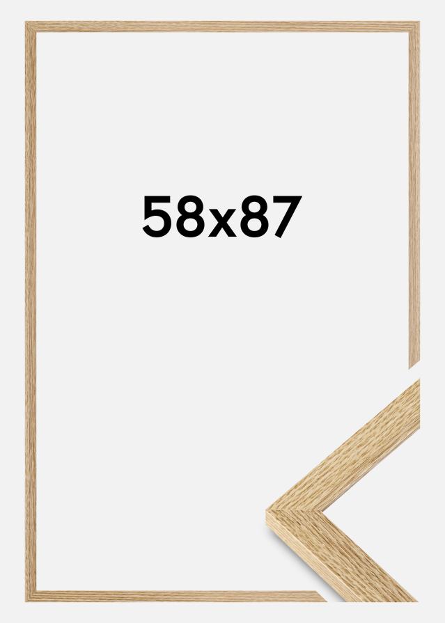 Jämtlands Ramfabrik Rahmen Selection Acrylglas Eiche 58x87 cm