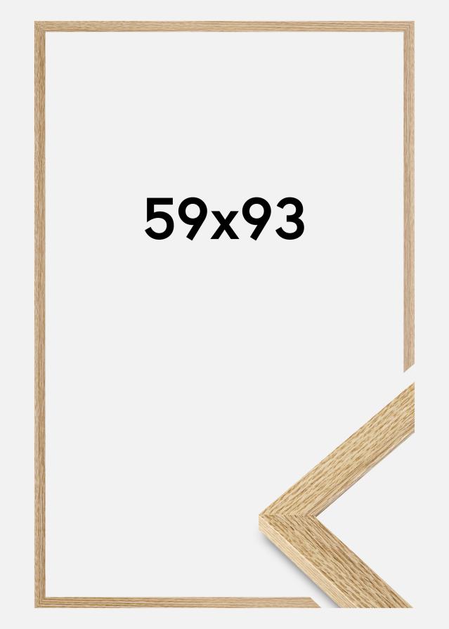 Jämtlands Ramfabrik Rahmen Selection Acrylglas Eiche 59x93 cm
