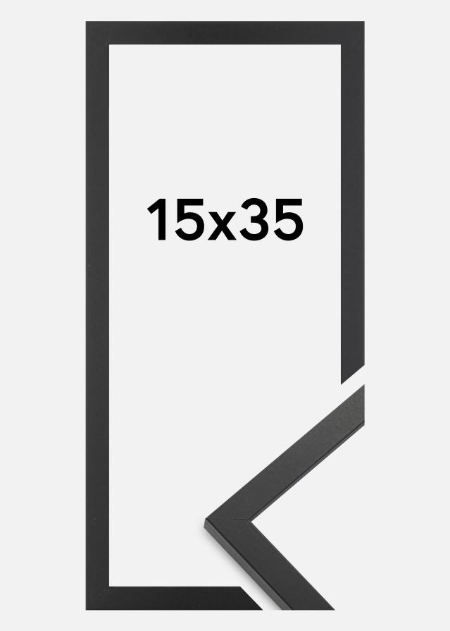Jämtlands Ramfabrik Rahmen Trendy Acrylglas Schwarz 15x35 cm