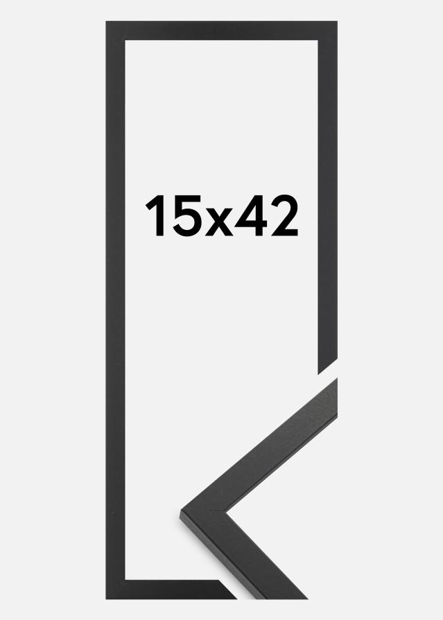 Jämtlands Ramfabrik Rahmen Trendy Acrylglas Schwarz 15x42 cm