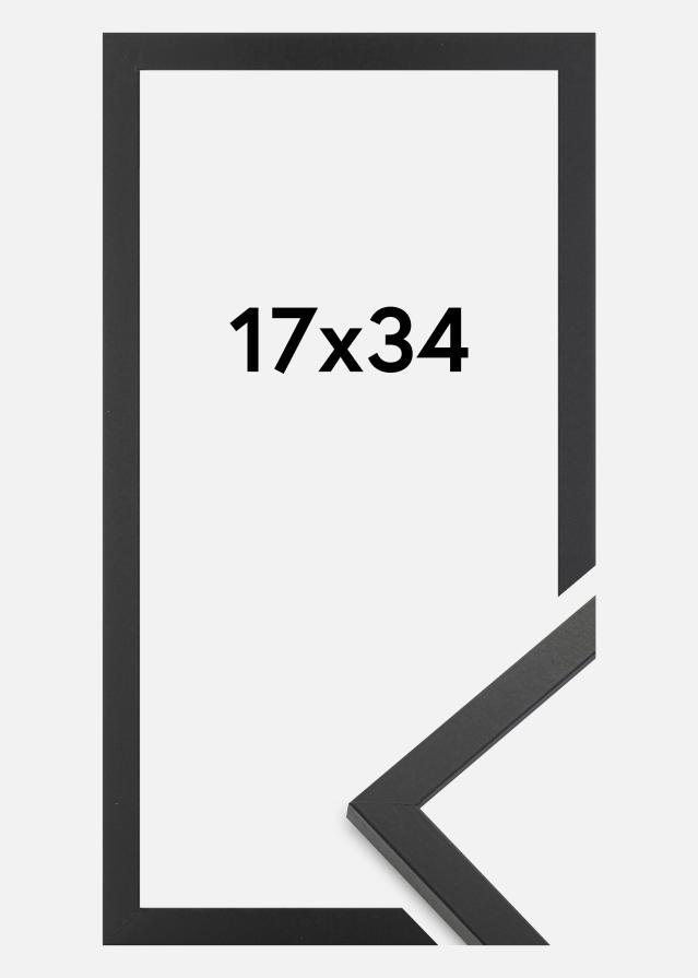 Jämtlands Ramfabrik Rahmen Trendy Acrylglas Schwarz 17x34 cm