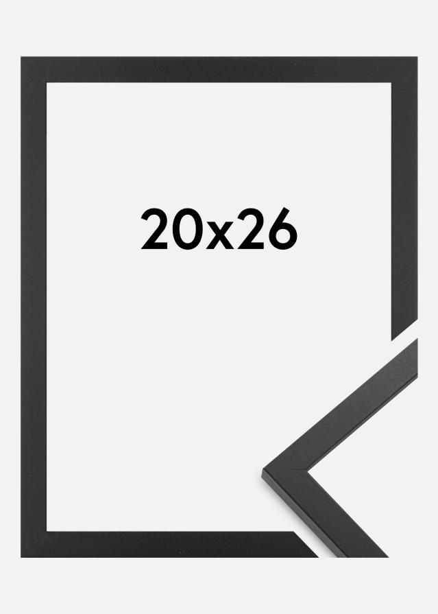 BGA Rahmen Trendy Acrylglas Schwarz 20x26 cm