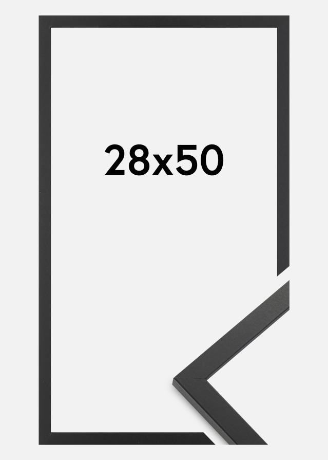 Jämtlands Ramfabrik Rahmen Trendy Acrylglas Schwarz 28x50 cm