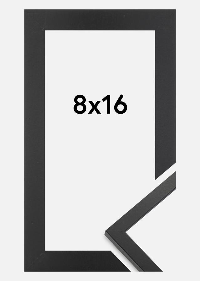 Jämtlands Ramfabrik Rahmen Trendy Acrylglas Schwarz 8x16 cm