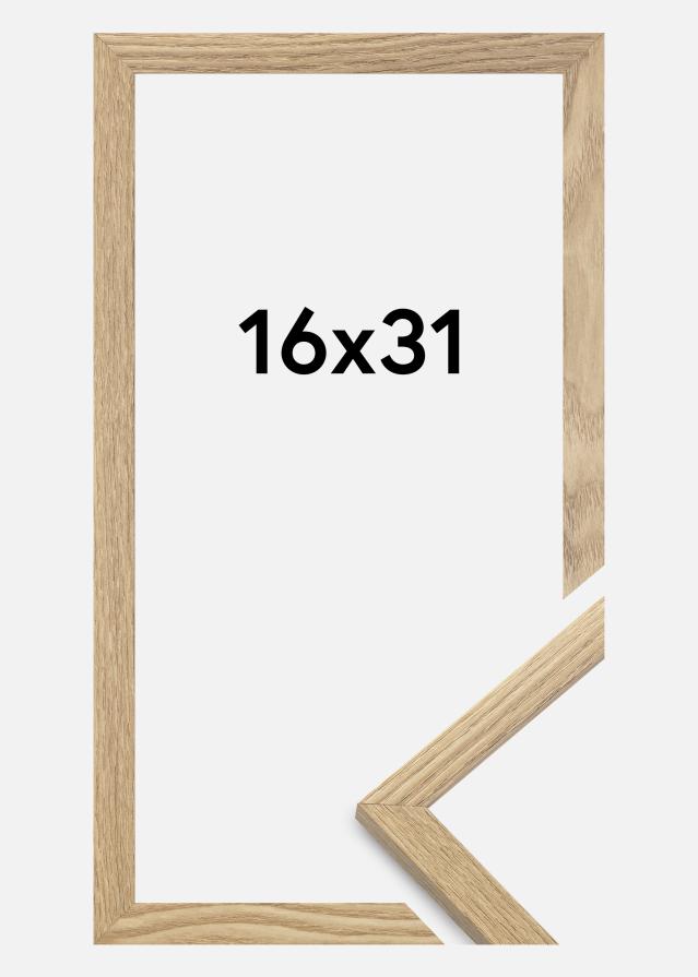 Jämtlands Ramfabrik Rahmen Trendy Acrylglas Eiche 16x31 cm
