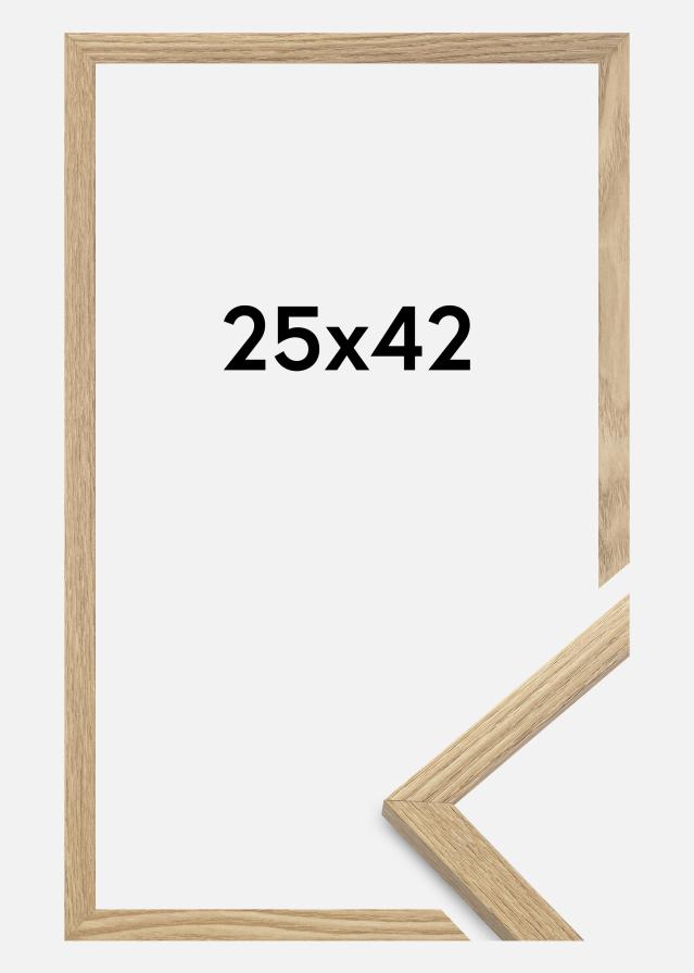 Jämtlands Ramfabrik Rahmen Trendy Acrylglas Eiche 25x42 cm